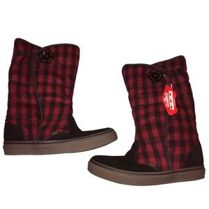 Vans Phoebe Plaid Boots